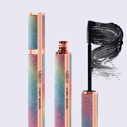 Black 4D waterproof mascara tube for long, thick, curling lashes.