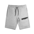Outdoor running training casual shorts in black cotton blend five-piece length side view