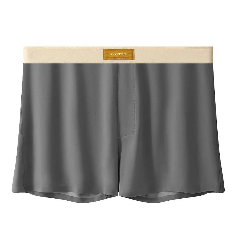Men's ice silk underwear in multiple colours with loose fit and mid waist design
