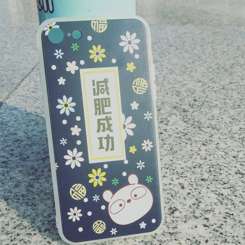 Custom transparent TPU phone case showing clear back design with multiple smartphone compatibility