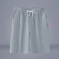 Cotton and linen cropped pants in Army Green with a drawstring waist.
