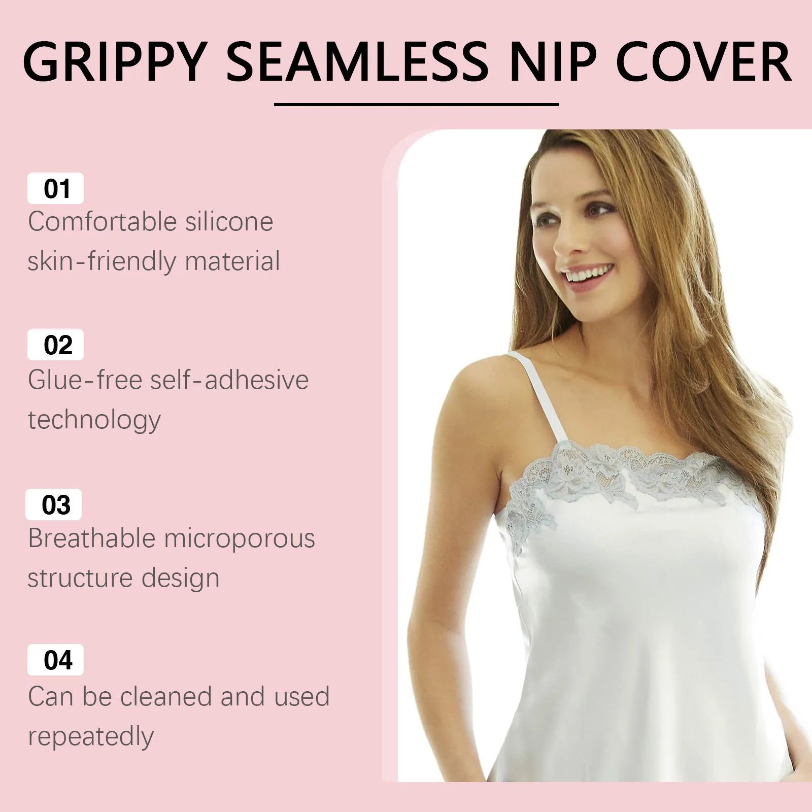 Transparent hydrogel chest patches for nursing mothers with medical-grade adhesive