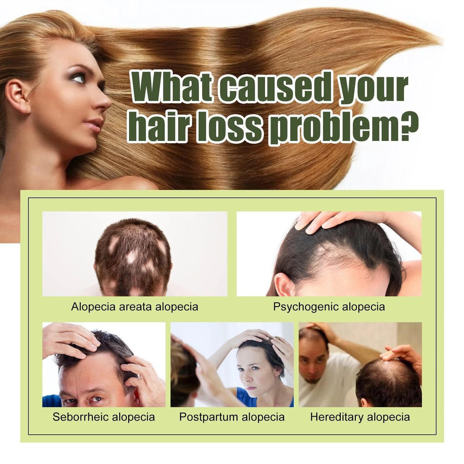 60ml bottle of hair care essential oil for anti-fall repair and moisturising dry hair treatment