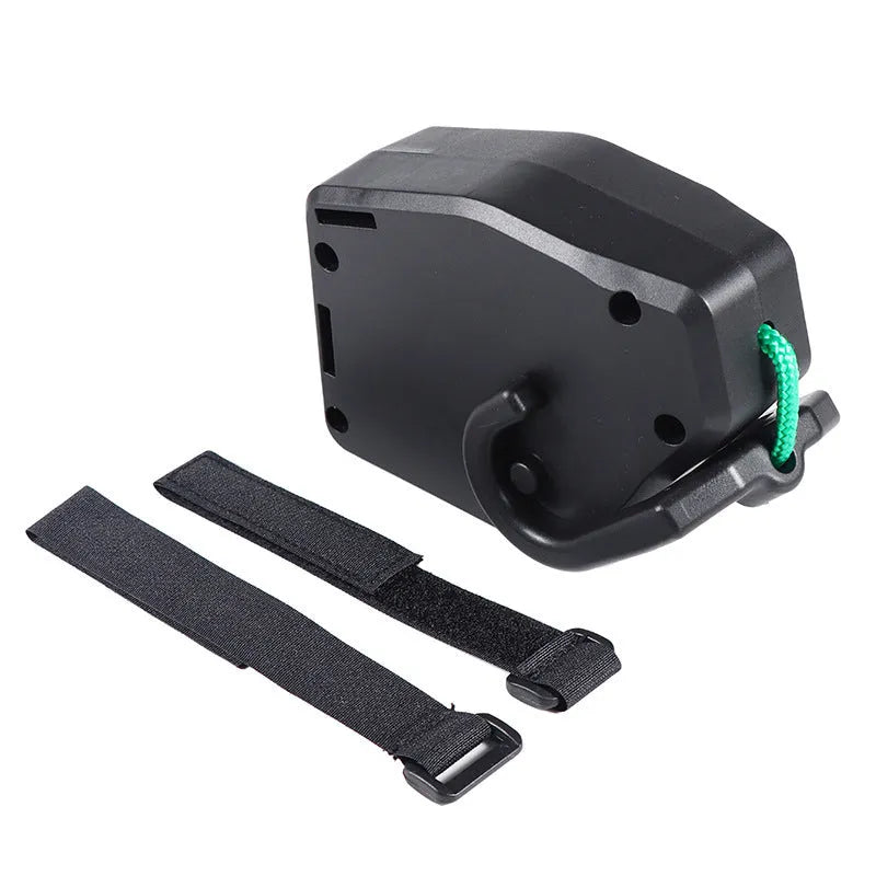 Black plastic bicycle trailer traction rope for connecting parent-child cycling trailers