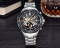 MCE men's mechanical watch with explosion proof certification and stainless steel case