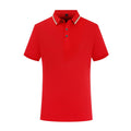 Summer Ice Silk Overalls Polo Shirt in pearl cotton with short sleeves, multiple colour options, regular fit