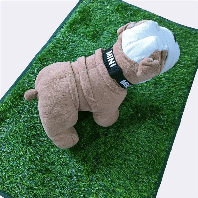 Green realistic dog grass pee pad for indoor outdoor potty training washable mat