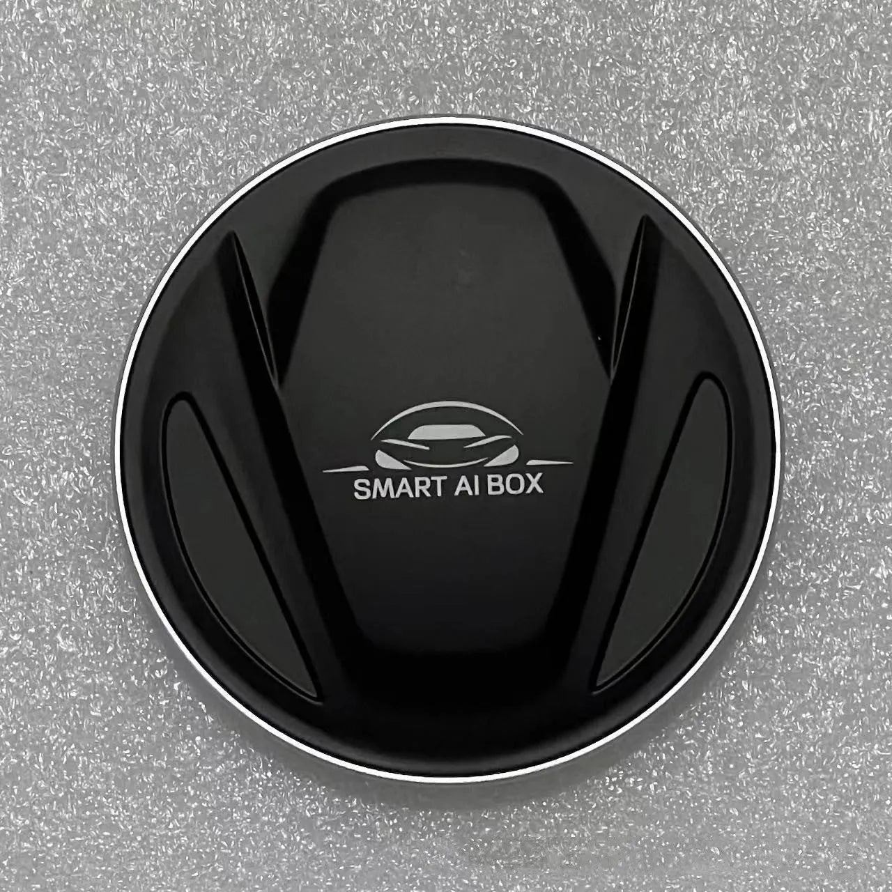 Black plastic CarPlay box with data cable for Android car DVD systems
