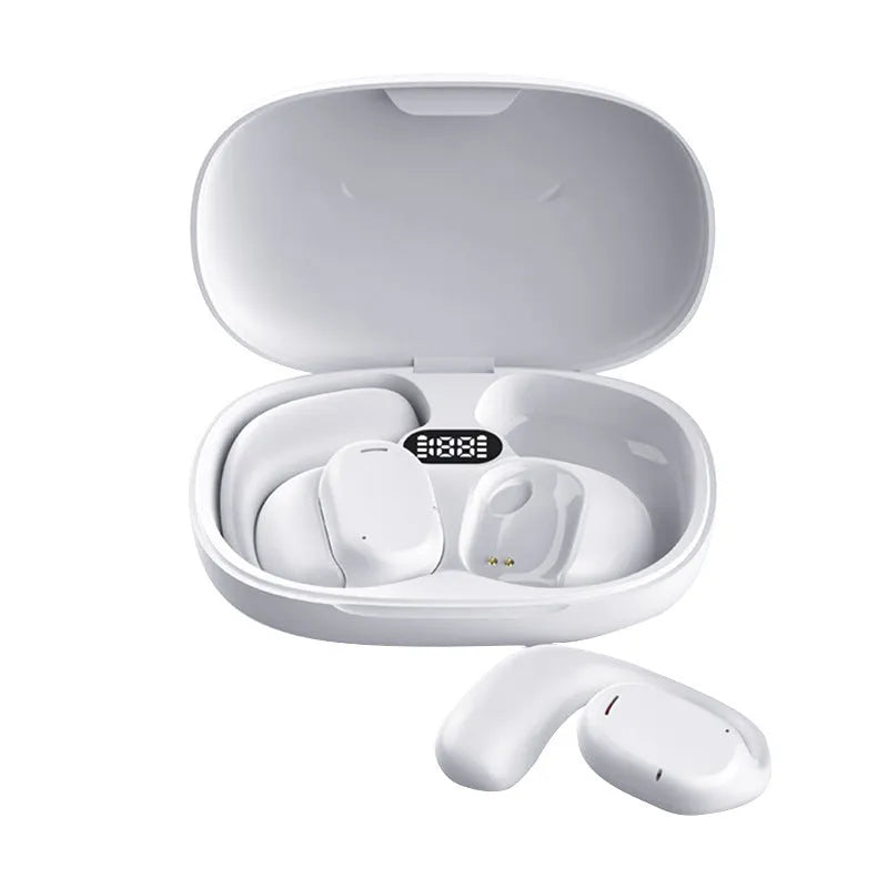 Two ear noise reduction Bluetooth translation earphones in black with simultaneous interpretation feature for multi-country use