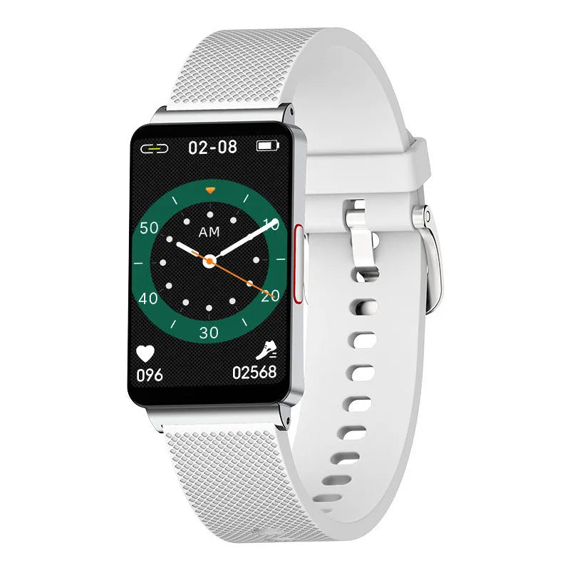 EP08 blood glucose smart bracelet for ANDROID with TPU strap in black, gold, or silver