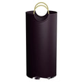Round portable trash can with 38cm diameter and 72cm height measurements