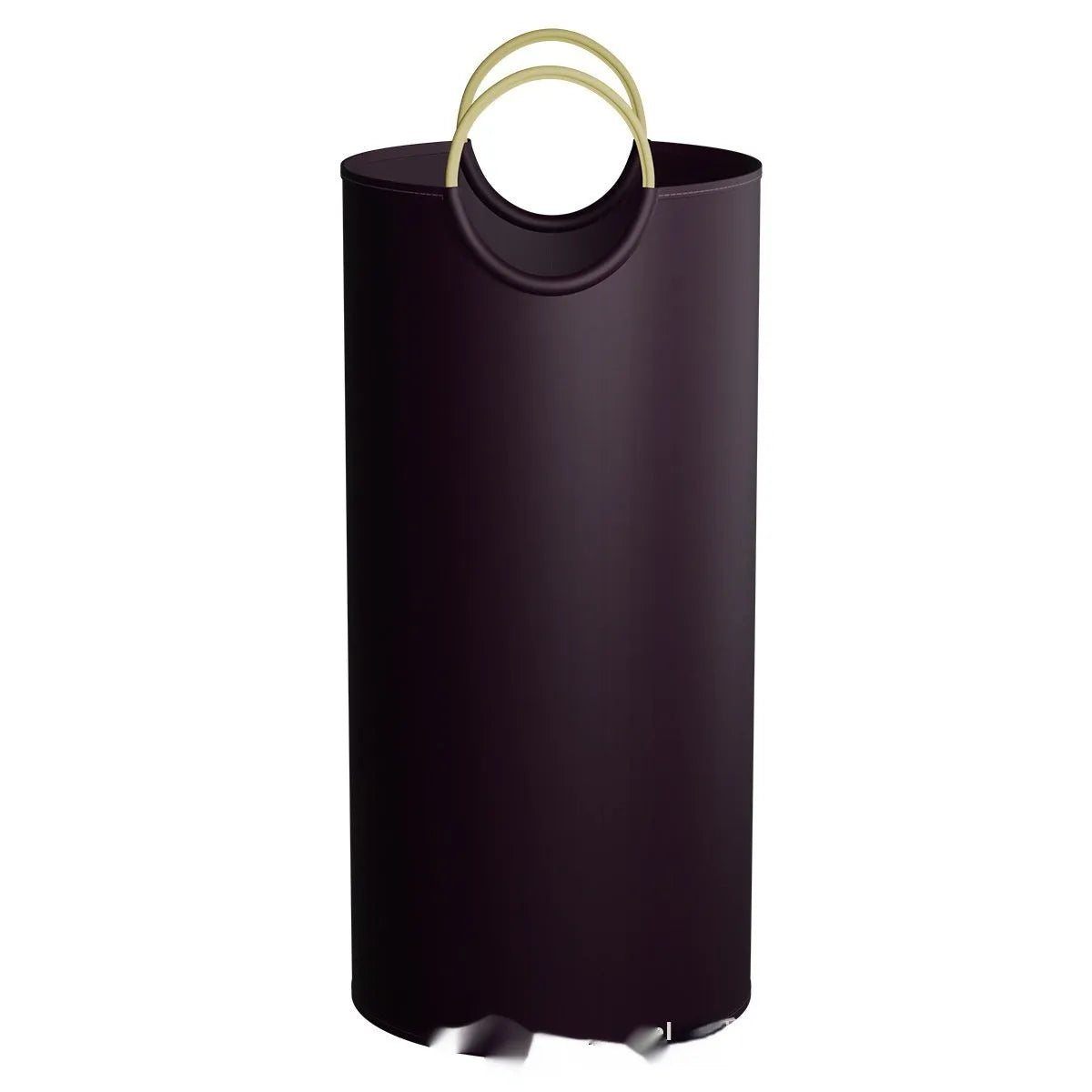 Round portable trash can with 38cm diameter and 72cm height measurements