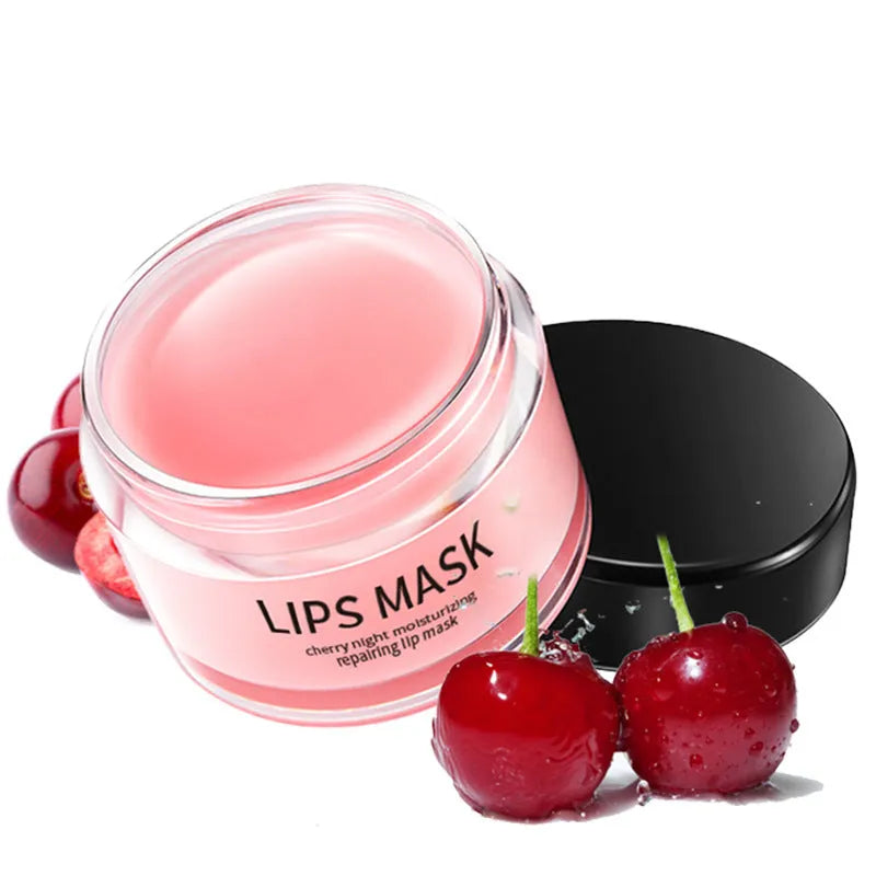 A lip box containing a 20-30g moisturising lip mask for dry, rough lips.