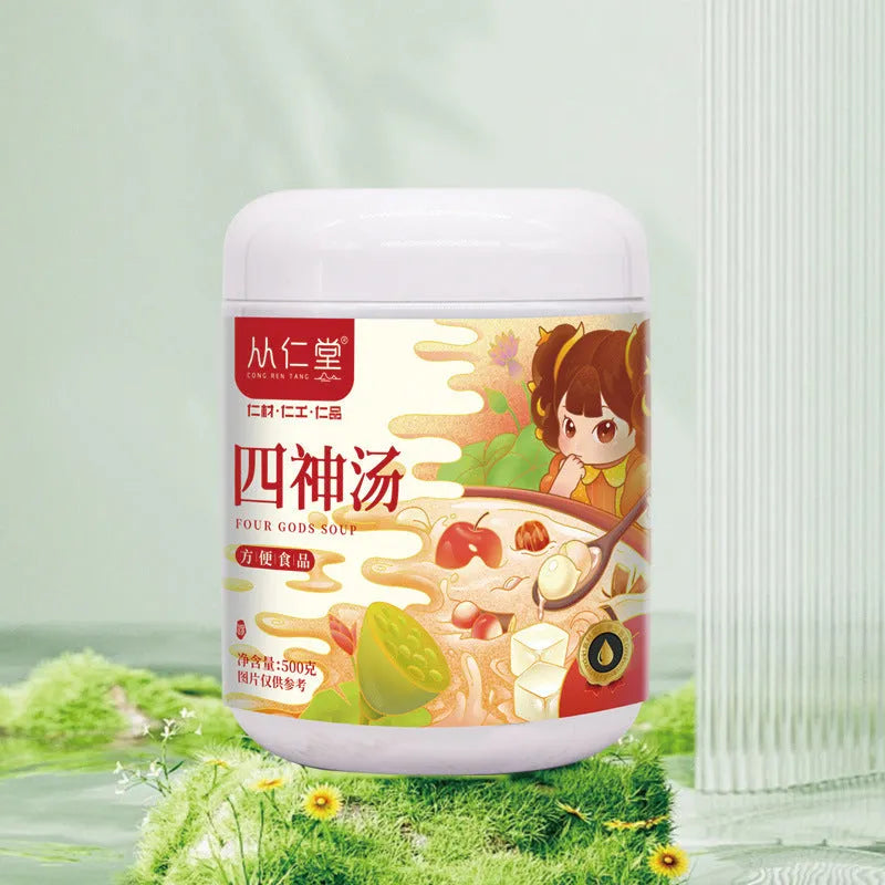 Box of children's spleen strengthening herbal tea with 12 individual 100ml ready-to-drink bags