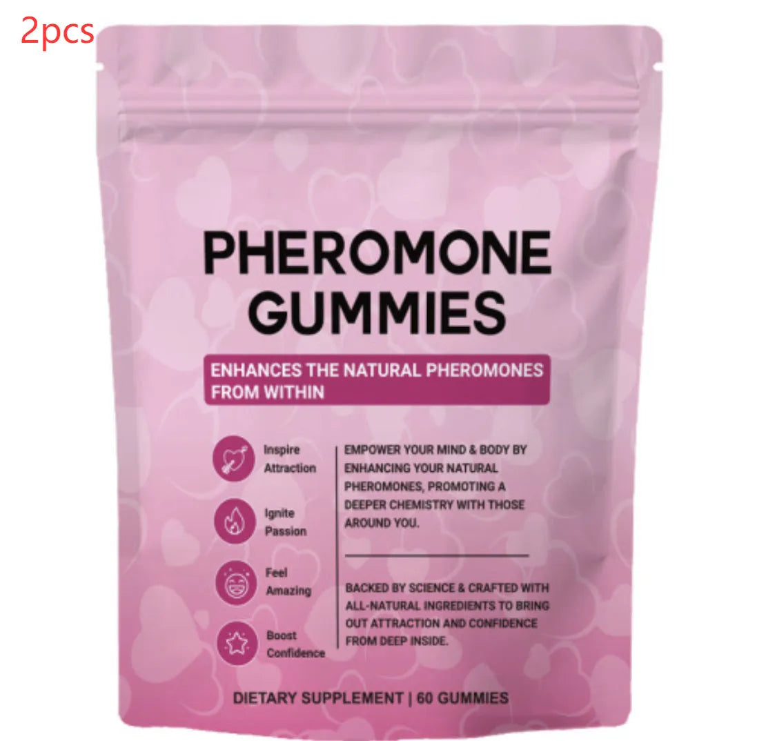 Pack of 60 edible pheromone gummy tablets for household pest control applications