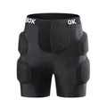 Black adult hip protection pad for roller skating and skateboarding with NBR foam padding