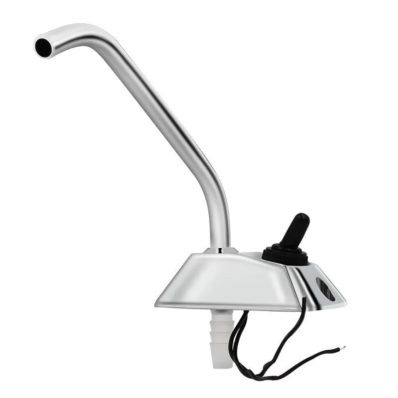 Electronic control RV kitchen tap with mirror polished stainless steel finish