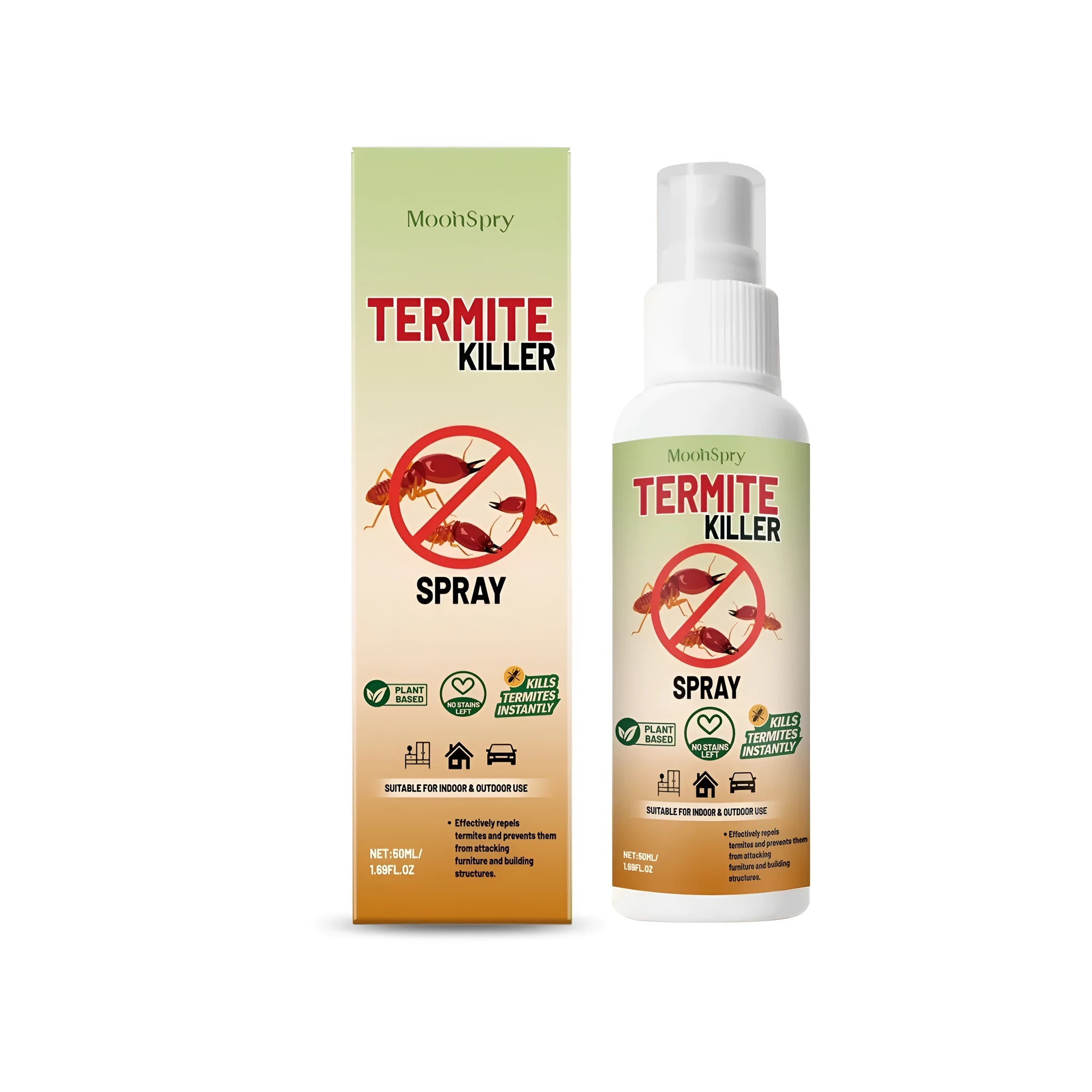 50ml termite killer spray bottle for ant and termite control with spray nozzle