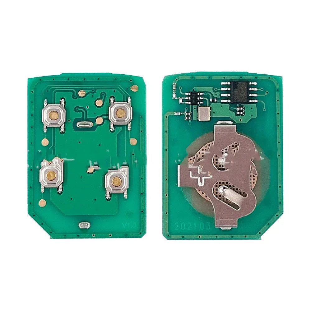 Ford car remote key replacement shell in ABS plastic, showing 2+1 and 3+1 button layout options.