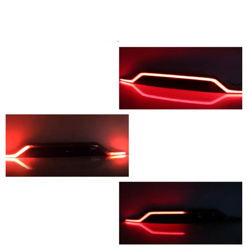 Three-function modified run-through car tail light for 2019-2020 Toyota RAV4 with ABS housing and imported LED