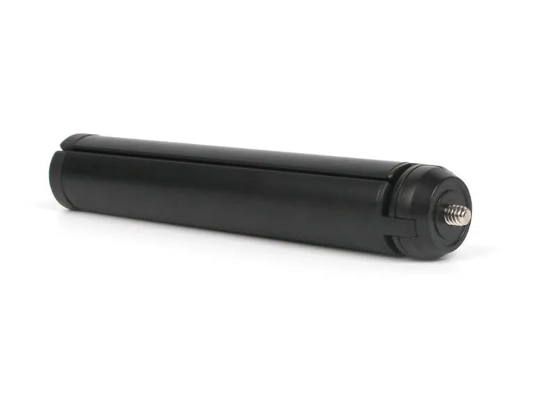 Black aluminium mobile phone tripod stabiliser for Apple iPhone photography