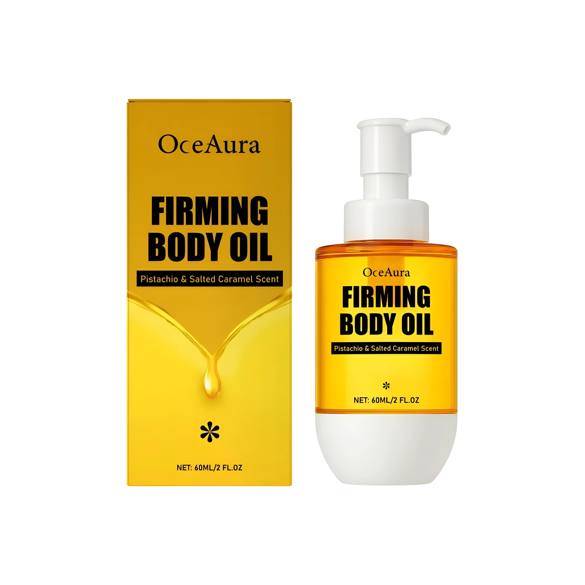 60ml tightening and wrinkle resistant body oil with caramel tint