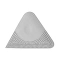 Pet hair scraper comb with PTE bristles for grooming animals and removing hair from clothing