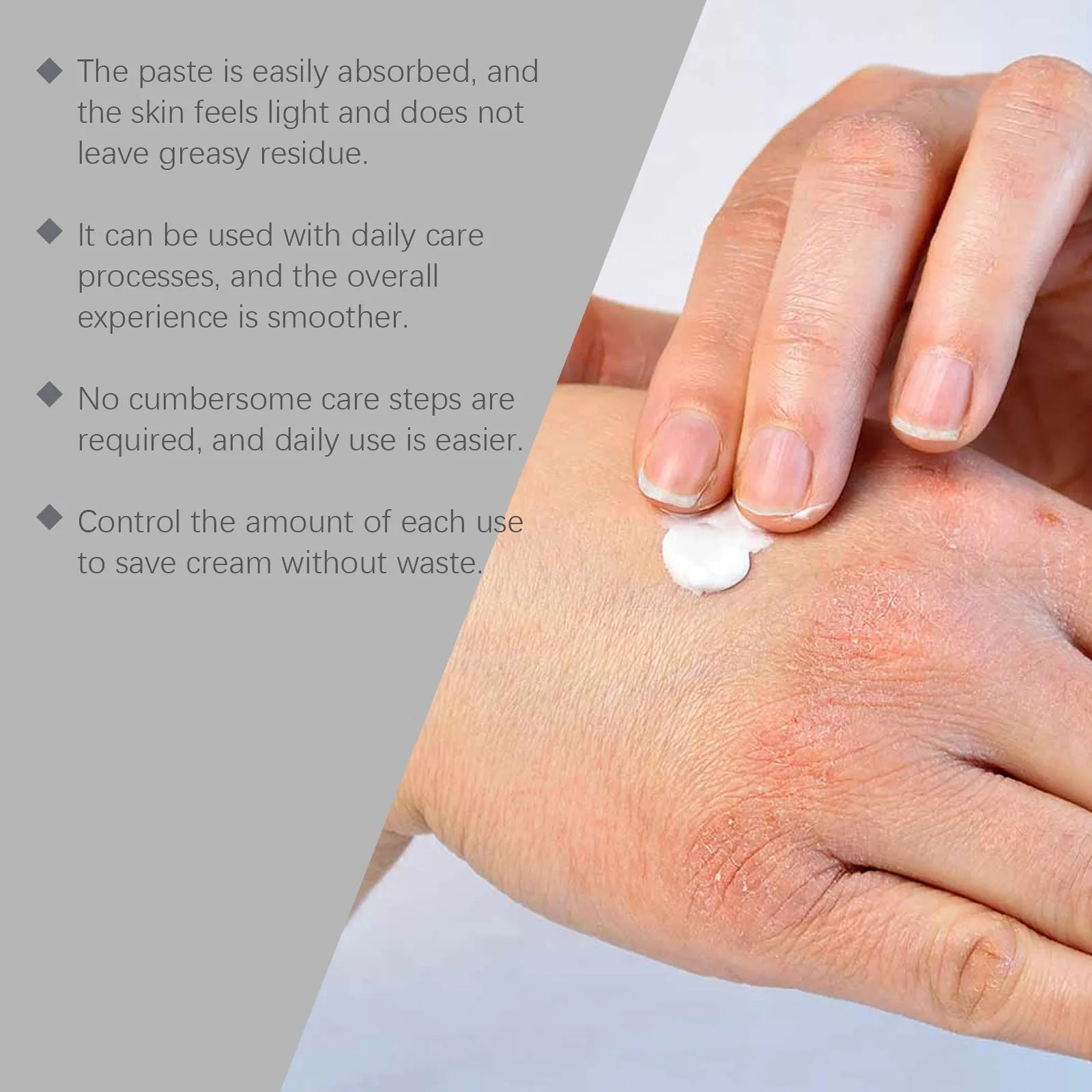 75g tube of neck repair cream with bifidobacterium animal milk and mint leaf ingredients
