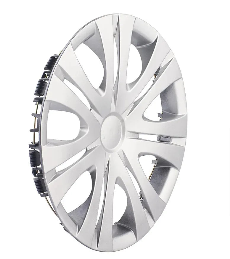Universal silver ABS plastic wheel hub cover for car decoration