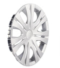Universal silver ABS plastic wheel hub cover for car decoration