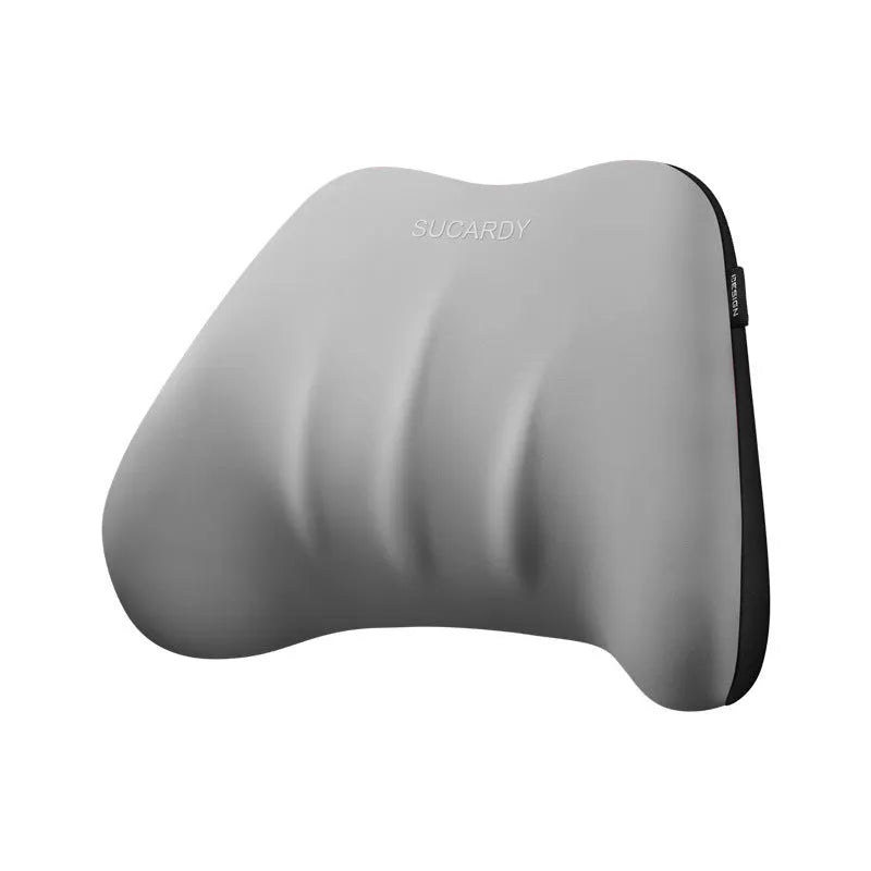 Memory foam car cushion for lumbar and neck support in various colours