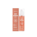 100 ml bottle of sun protection body oil with vitamin E, coconut oil and avocado oil ingredients