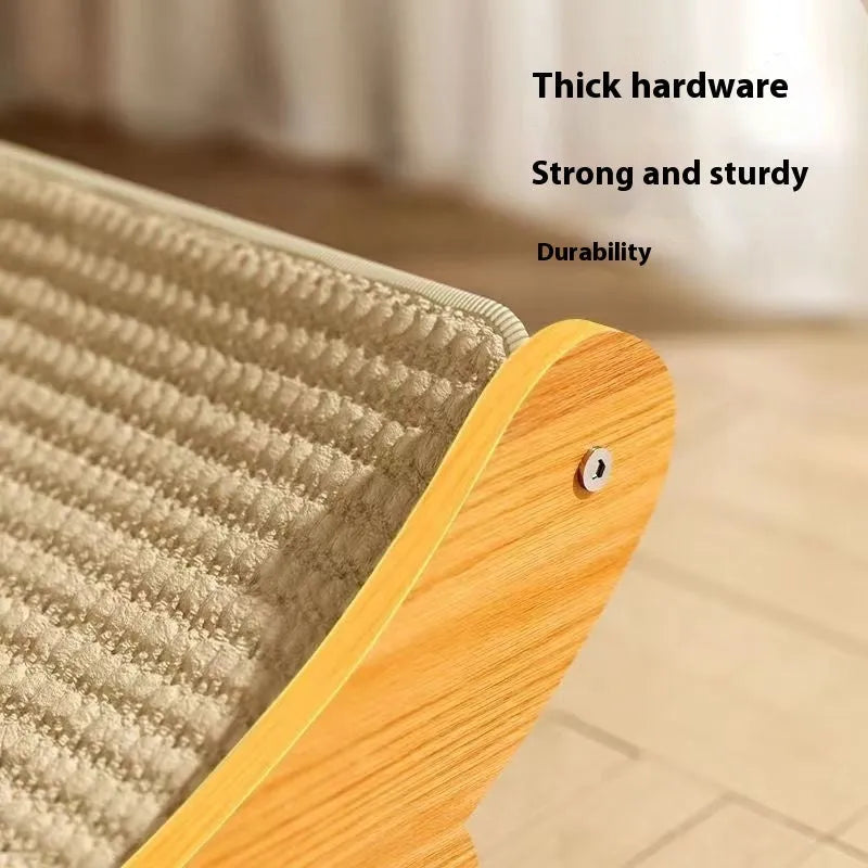 Sisal blanket cat scratch board in pastoral design available in small or large sizes