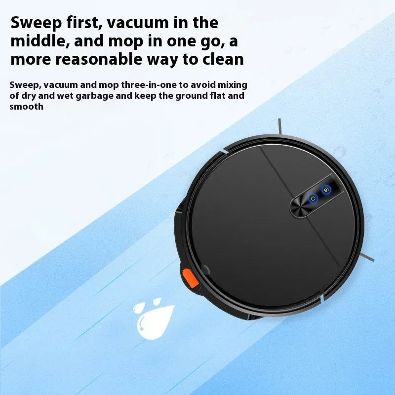 White or black automatic sweeping robot vacuum cleaner with remote control for household use
