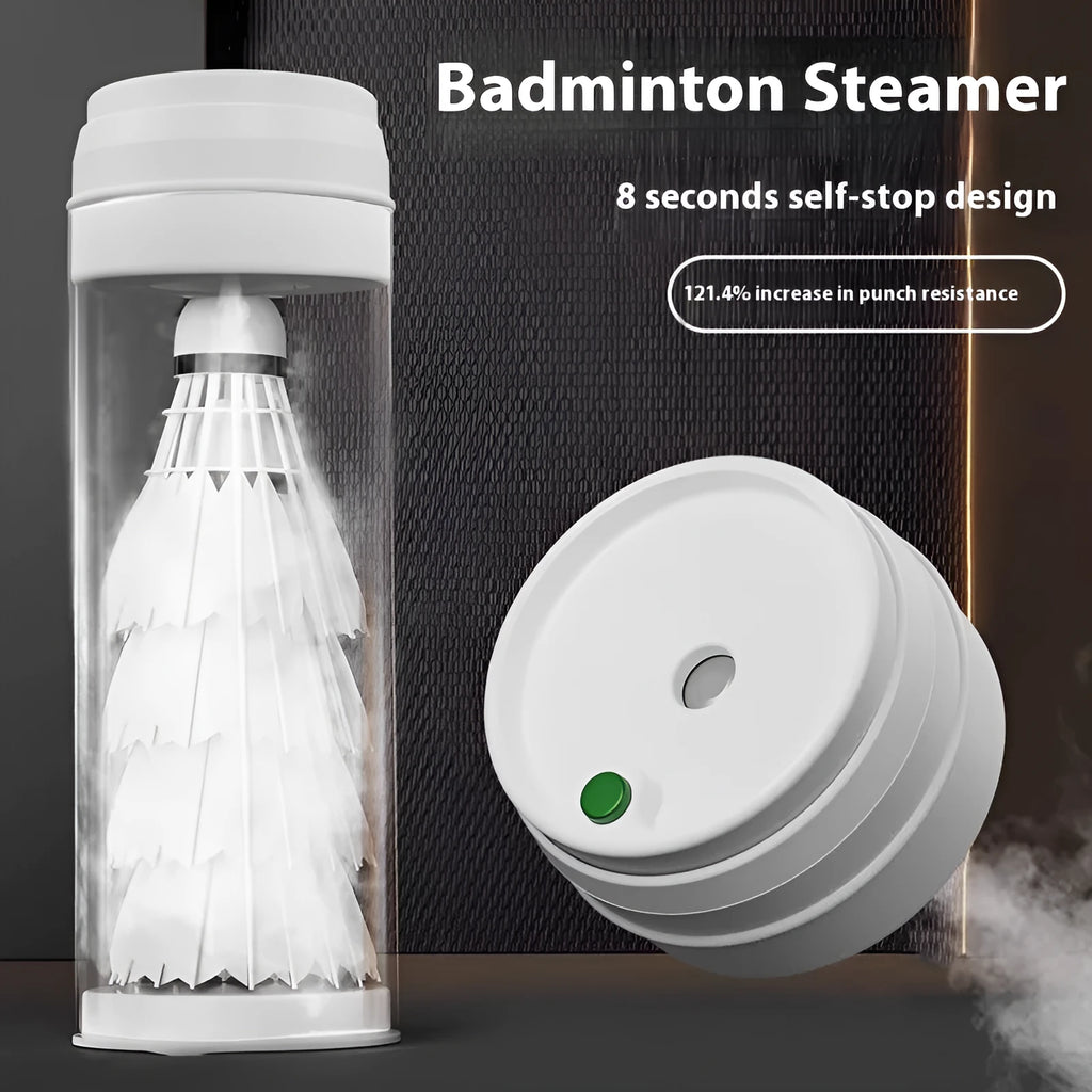 Rechargeable badminton globe digester spray humidifier with 8-second self-stop timer and 5V USB input