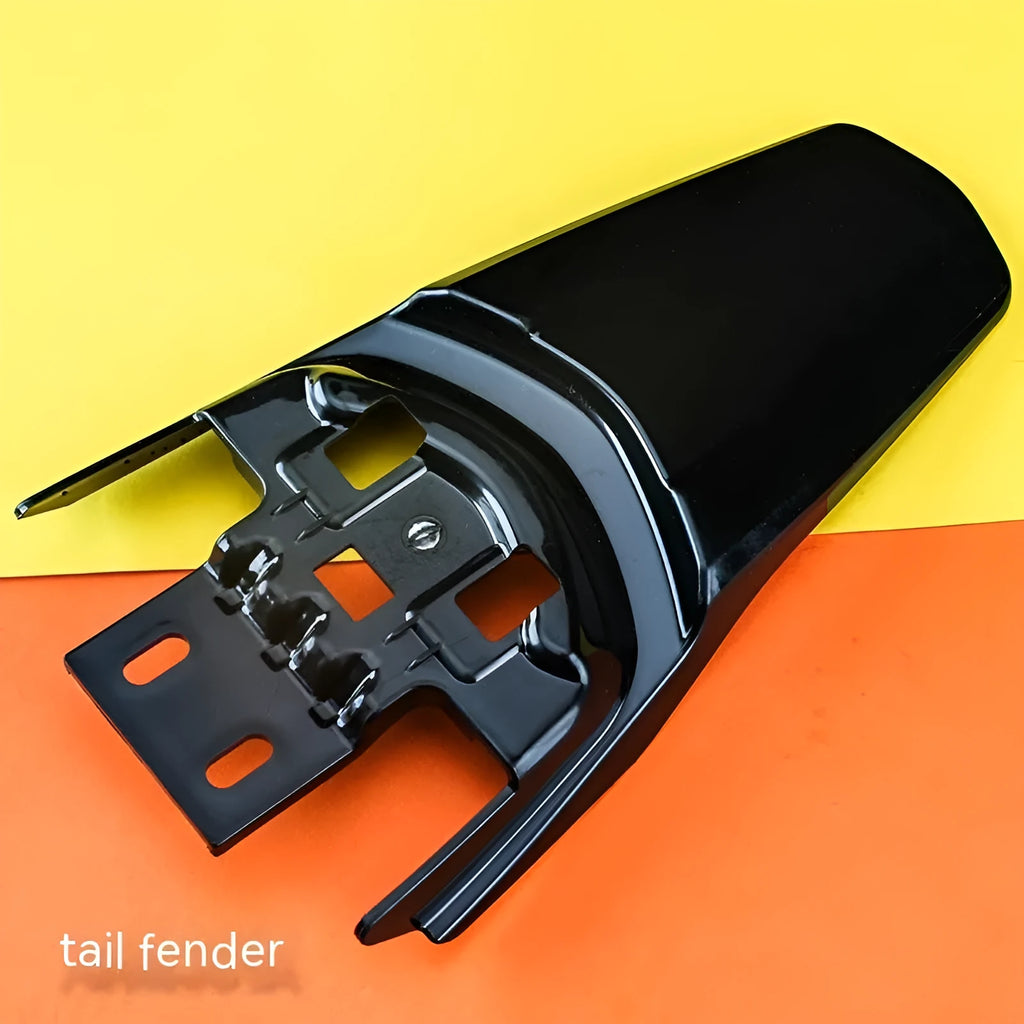 Carbon fibre rear tail mudguard and fender inner plate for Light Bee electric off-road bicycle