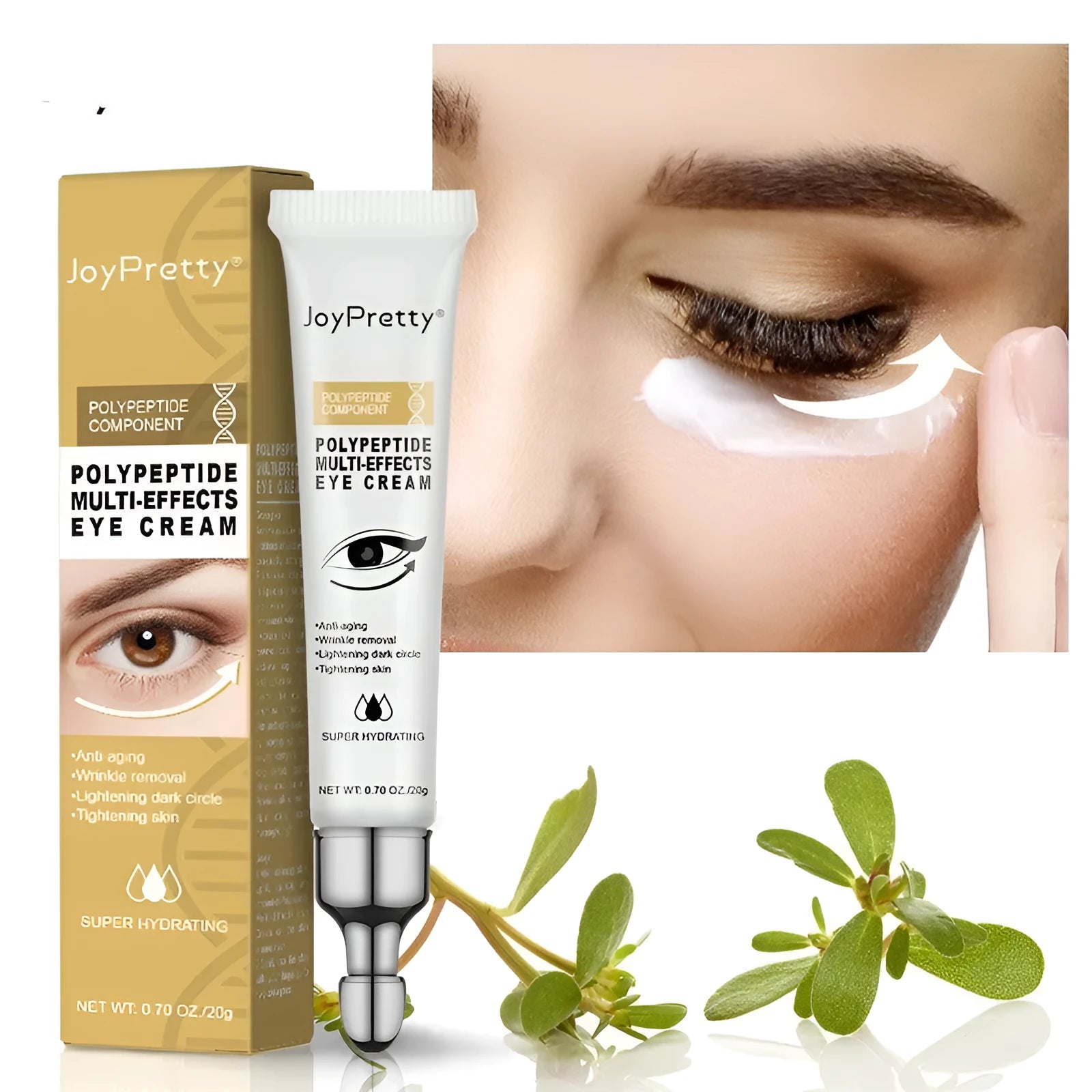 20g tube of peptide anti-dark circle and anti-puffiness eye cream for universal skin types.