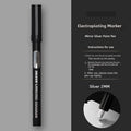 Waterproof mirror marker pen with plastic casing for writing on glass and tile surfaces
