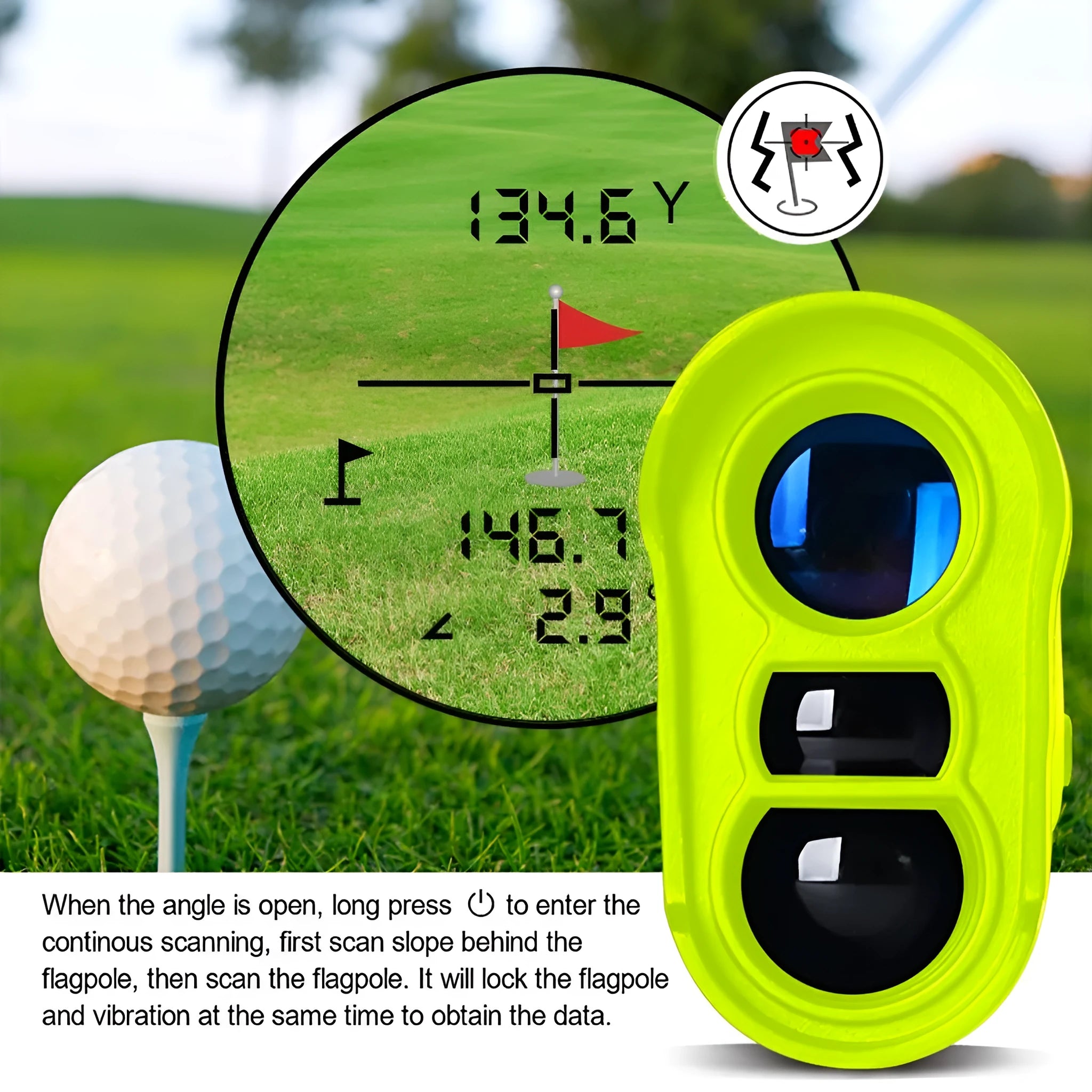 H3D-1000M laser rangefinder telescope ABS construction infrared outdoor distance measurement 0-1000m