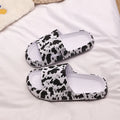 Women's leopard print EVA slippers with thick sole in multiple animal print colour options