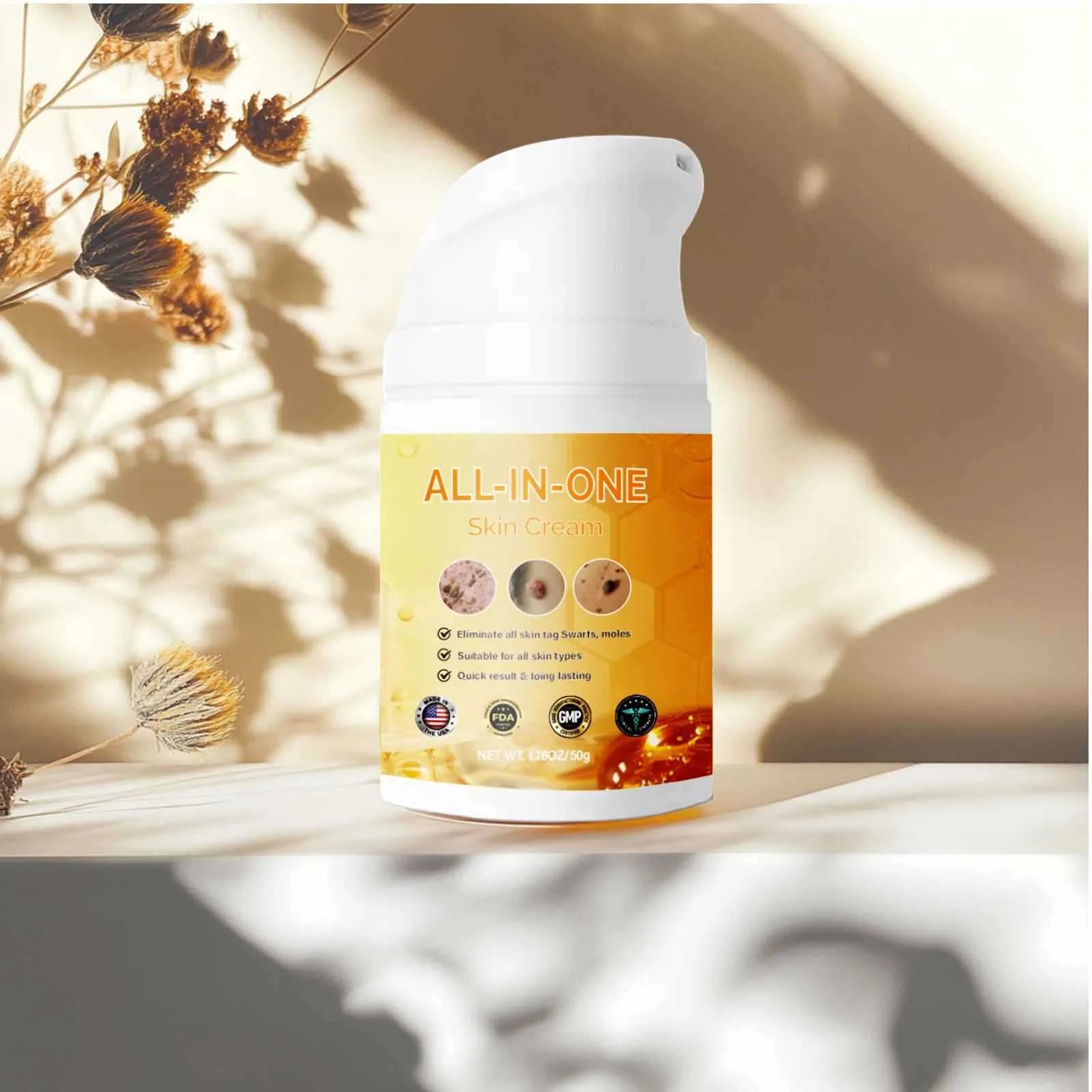 Non-standard skin cleaning neck cream in 50ml container for women and men home use