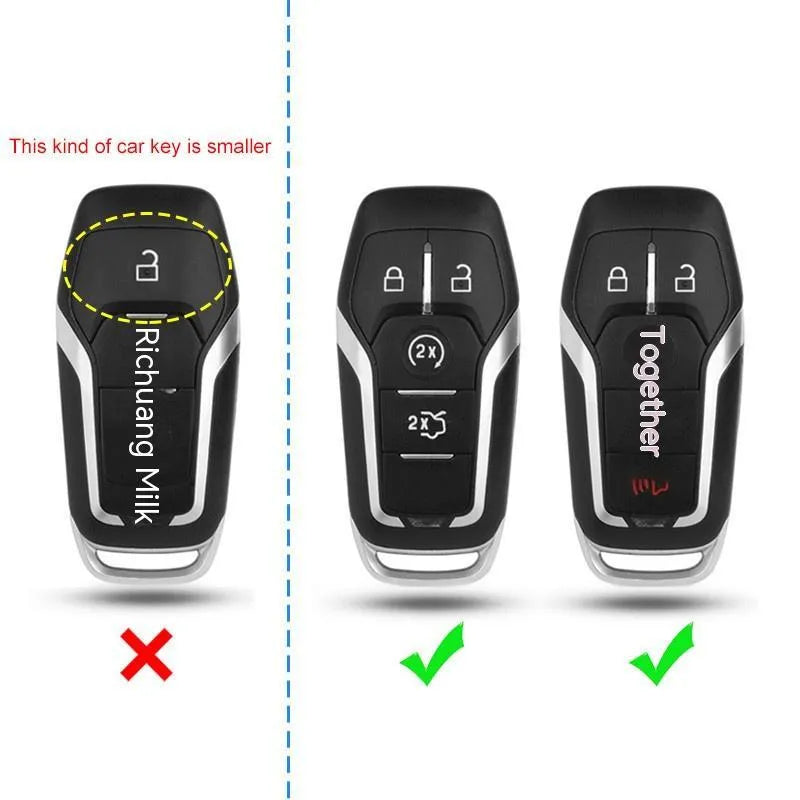 Plastic remote control protective shell for car keys with a buckle closure.