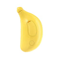 Green and yellow rechargeable cat steam brush with round silicone teeth and massage function