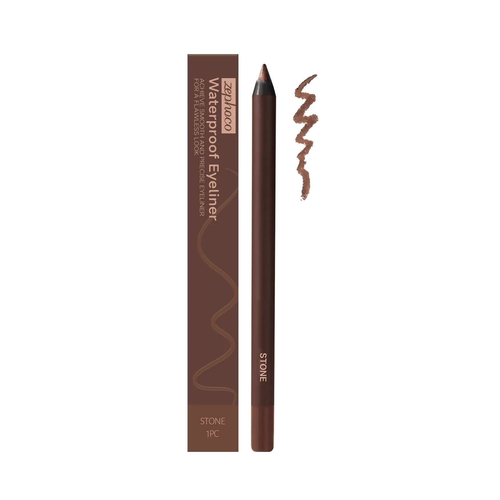 Waterproof liquid eyeliner pen in seven colour options