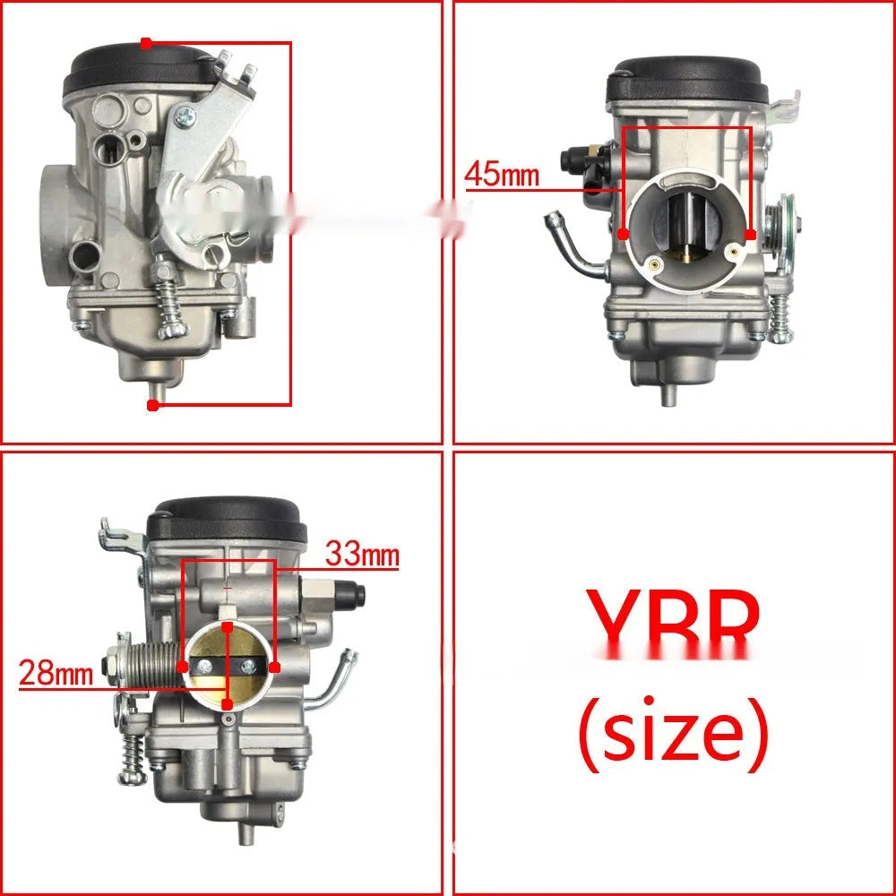 Metal carburetor replacement part for Italika 250z motorcycle, 14x12x12cm, YBR125-DX-LX compatible