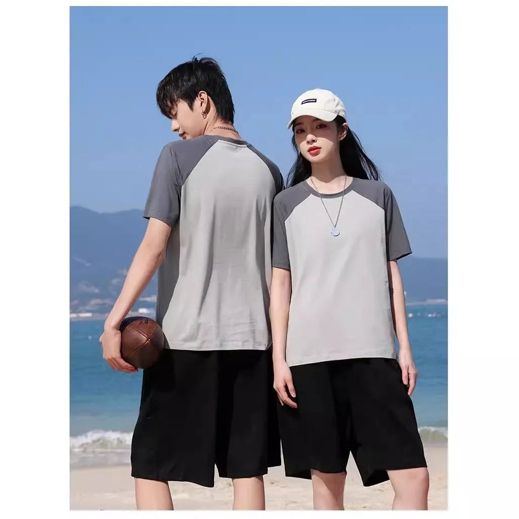 Cotton blend loose fit round neck work t-shirt available in multiple colours and sizes for custom printing