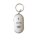 Oval acrylic plastic key finder pendant in five colour options: red, blue, white, black, orange