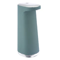 Automatic foam soap dispenser with infrared sensor in white colour on bathroom counter