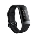 Smart bracelet on wrist showing blood pressure and ECG monitoring on its 1.1-inch screen.