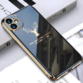Black TPU full lens iPhone case showing camera protection for multiple model compatibility